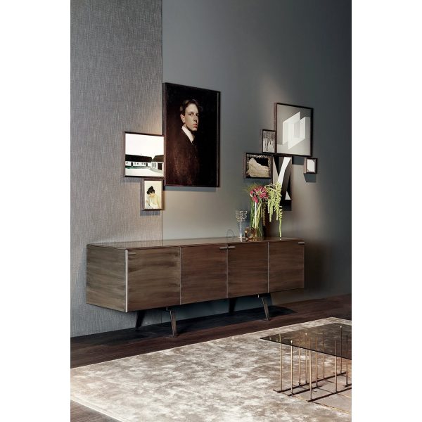 PANDORA Gallotti&Radice, madia in cristallo temperato