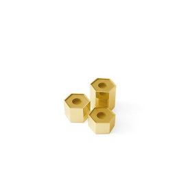 Candle Holders Hexagonal Gallotti&Radice | Design Oro | Ida'