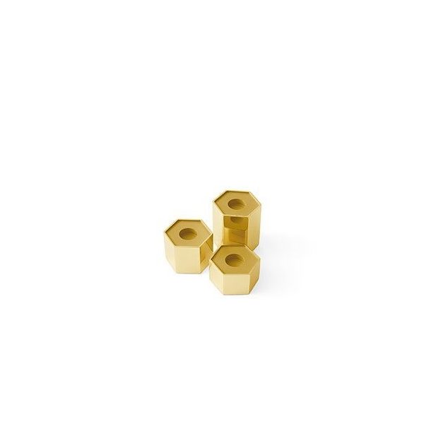 Candle Holders Hexagonal Gallotti&Radice | Design Oro | Ida'