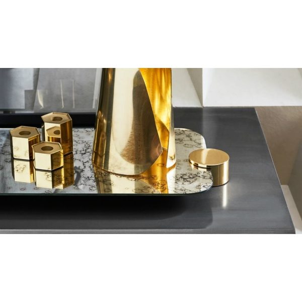 Candle Holders Hexagonal Gallotti&Radice | Design Oro | Ida'