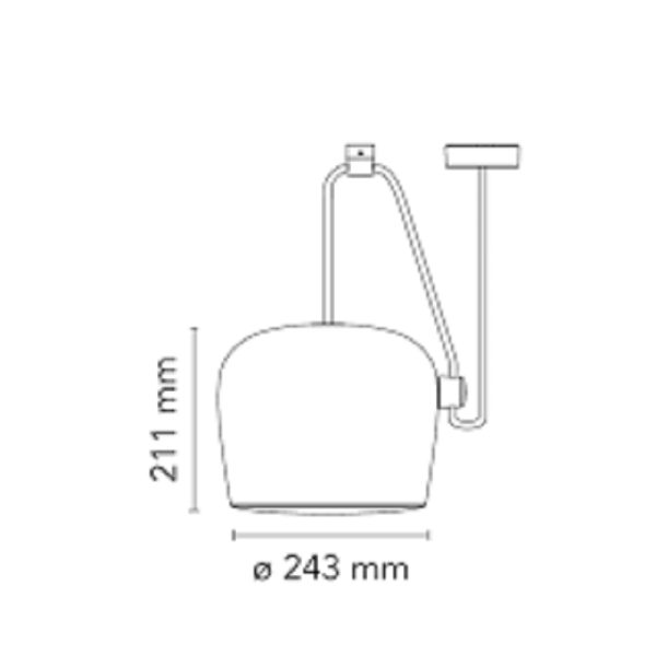 Lampada Aim Flos | Sospensione Versatile | Ida'