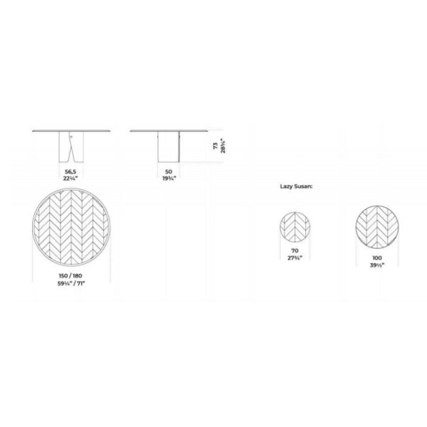 Tavolo Manto Gallotti&Radice | Design Intarsiato | Ida'