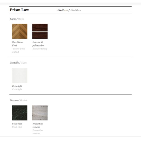 Gallotti&Radice - PRISM LOW tavolino