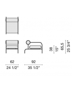 SOFA WITH ARMS BLACK... 2