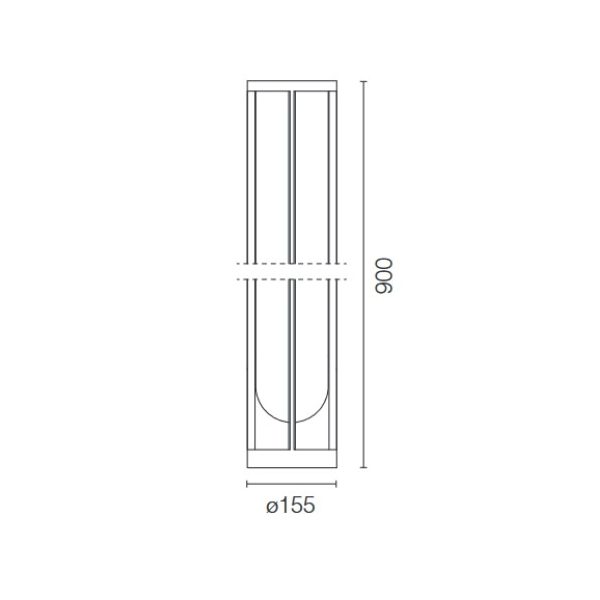 IN VITRO BOLLARD 3 - FLOS