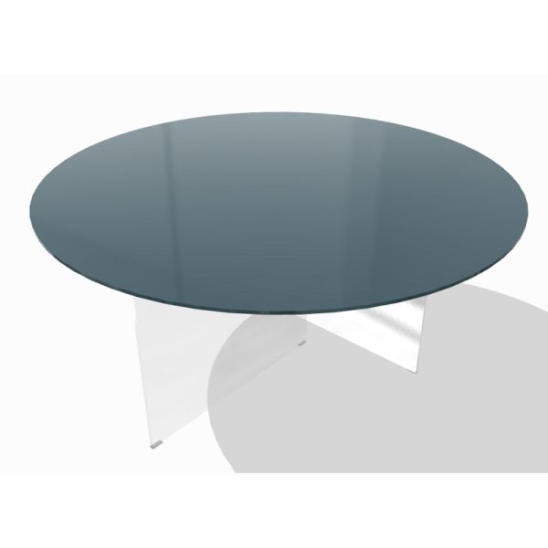 Tavolo AIR GLASS lucido round - LAGO