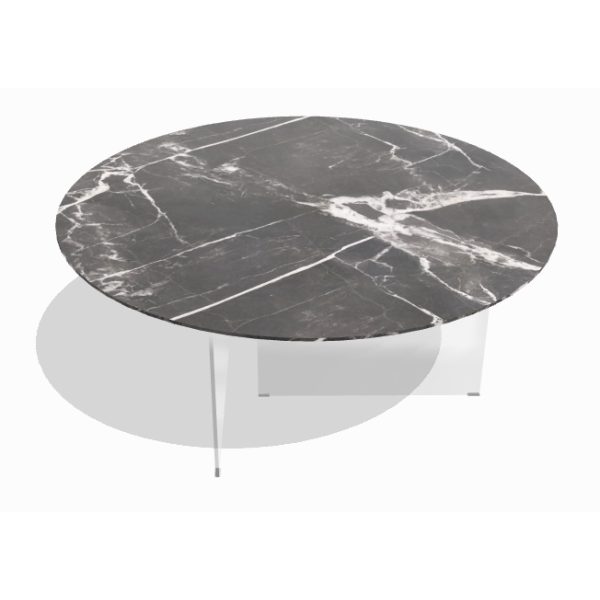 Tavolo Air xglass round