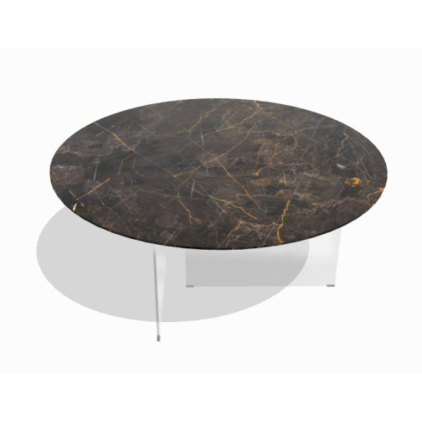 Tavolo Air xglass round