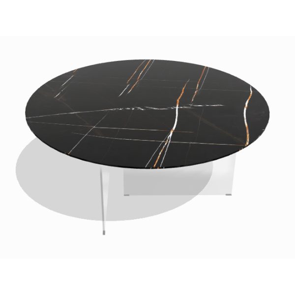 Tavolo Air xglass round