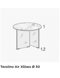 Tavolino AIR ROUND H.32... 2