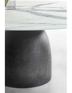 Tavolo JANEIRO tondo xglass...