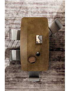 Tavolo JANEIRO vetro opaco... 2