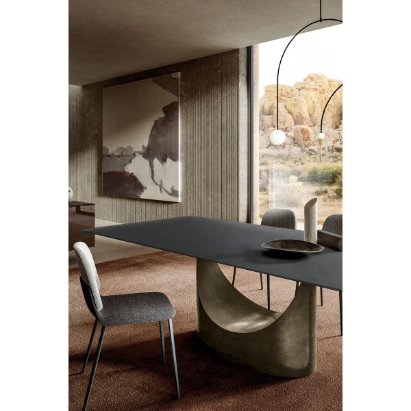 Tavolo U Table ovale xglass