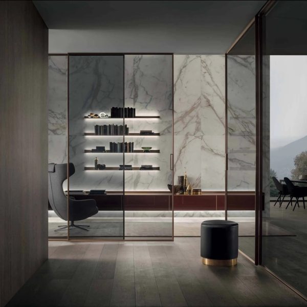 Velaria Rimadesio, porta scorrevole divisoria di design