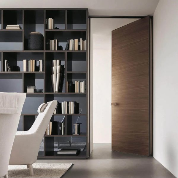 Aura Rimadesio, porta battente o scorrevole di design