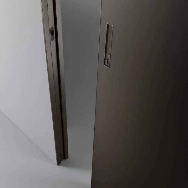 Aura Rimadesio, porta battente o scorrevole di design