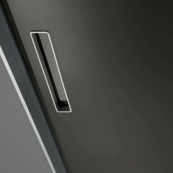Aura Rimadesio, porta battente o scorrevole di design