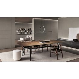 FRANCIS Rimadesio, tavolo contemporaneo configurabile