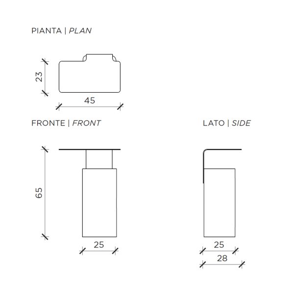 Tavolino Beam Side Table