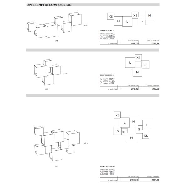 Contenitore a Parete DPI Mogg | Modularità e Design | Ida'