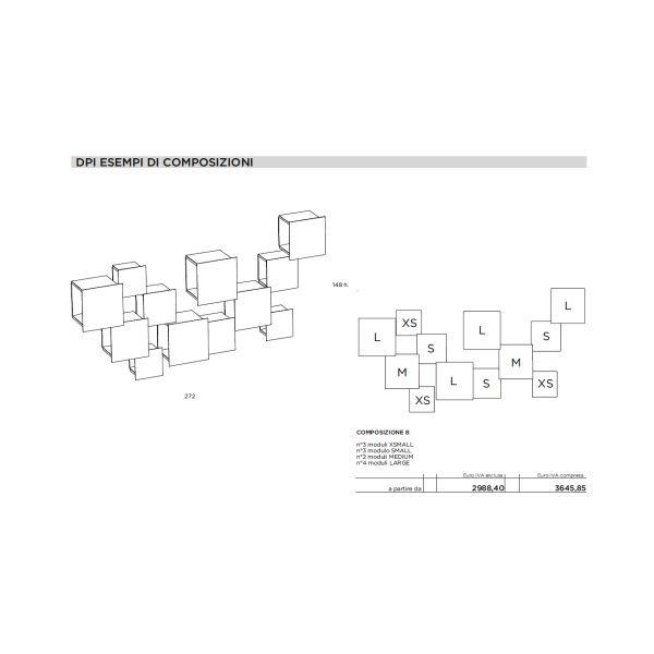 Contenitore a Parete DPI Mogg | Modularità e Design | Ida'