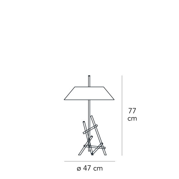Lampada da Tavolo ASHANGHAI FontanaArte