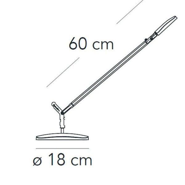 Lampada da Tavolo DEMI VOLE'E FontanaArte