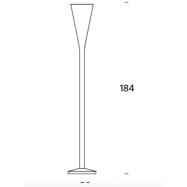 Lampada da terra Luminator Ø 31 H 184