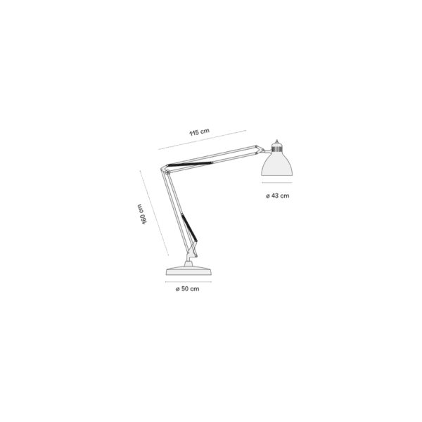 Lampada da terra Naska XL indoor & outdoor Ø 50 H 160