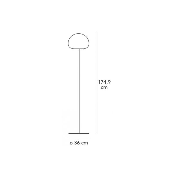 Lampada da terra Thea Ø 36 H 174.9