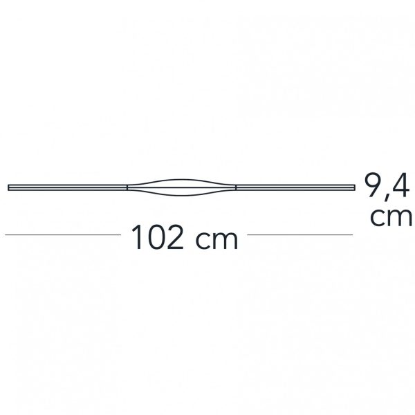APEX  Lampada Da Soffitto/PARETE L. 102 H 9.4 - FontanaArte