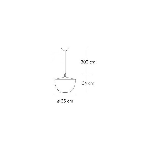 Lampada cheshire Ø 35- FontanaArte