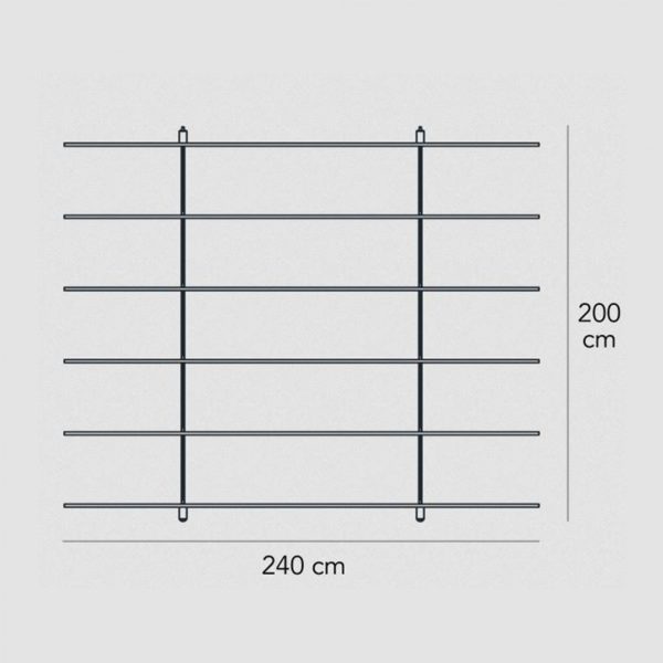 TESO Libreria L .240 X  H 200 - FontanaArte