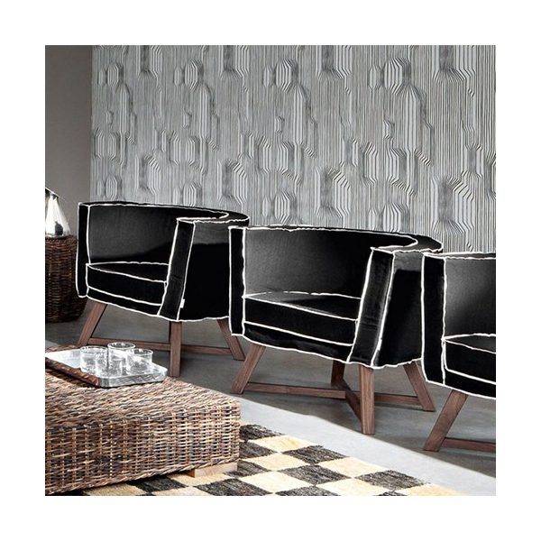 GRAY 08 Gervasoni, poltroncina imbottita in stile moderno