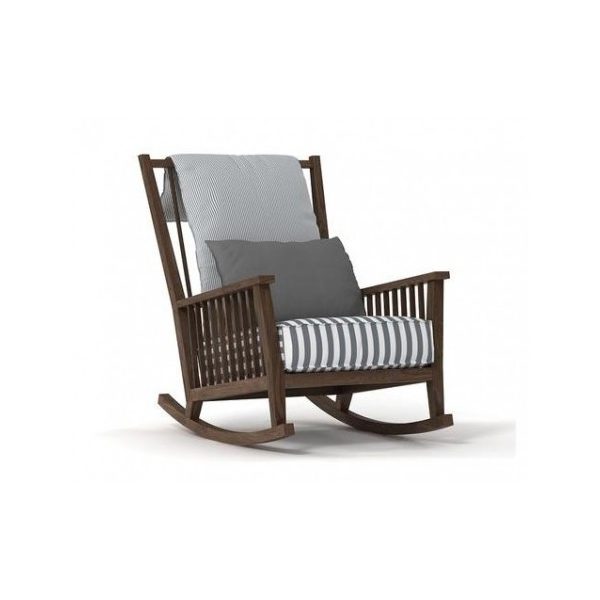 GRAY 09 Gervasoni, poltrona a dondolo in stile contemporaneo