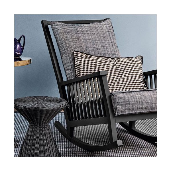 GRAY 09 Gervasoni, poltrona a dondolo in stile contemporaneo