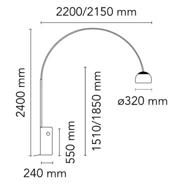 Lampada Arco K LTD Edition
