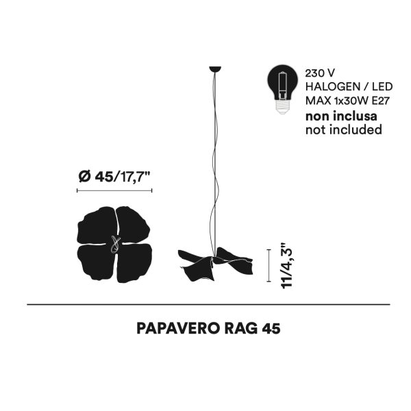 LAMPADA PAPAVERO RAGGIANTE - Opinion Ciatti