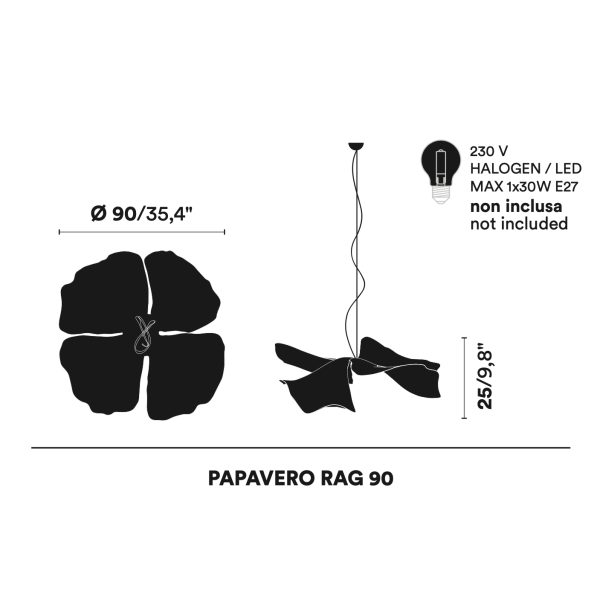 LAMPADA PAPAVERO RAGGIANTE - Opinion Ciatti