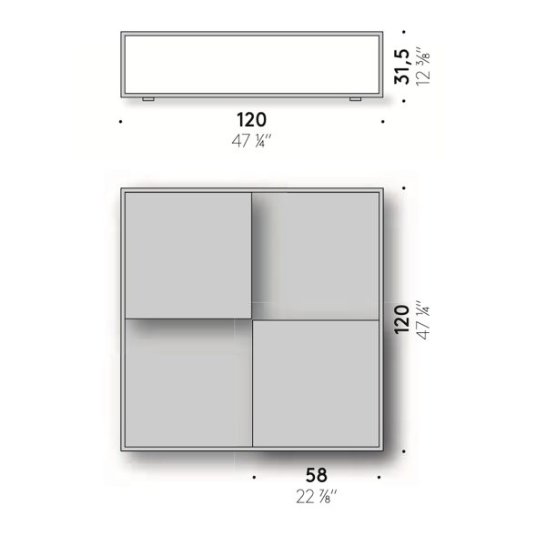 Tavolino TETRIS - DePadova