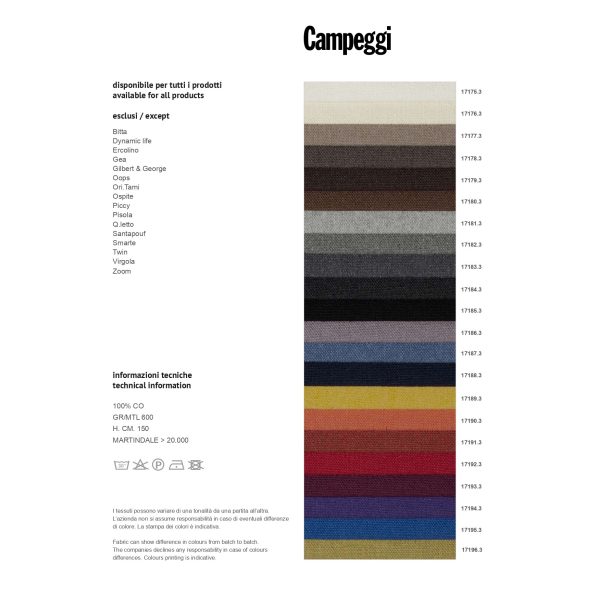Quilt | Divano letto trapuntato dinamico di Campeggi Design - IDA' Interni D'Autore