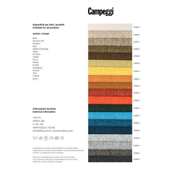 Quilt | Divano letto trapuntato dinamico di Campeggi Design - IDA' Interni D'Autore
