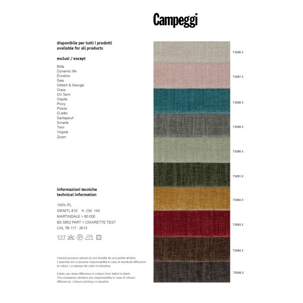 Quilt | Divano letto trapuntato dinamico di Campeggi Design - IDA' Interni D'Autore