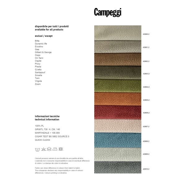 Quilt | Divano letto trapuntato dinamico di Campeggi Design - IDA' Interni D'Autore