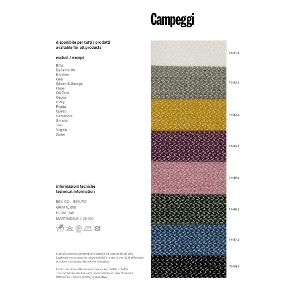 Quilt | Divano letto trapuntato dinamico di Campeggi Design - IDA' Interni D'Autore