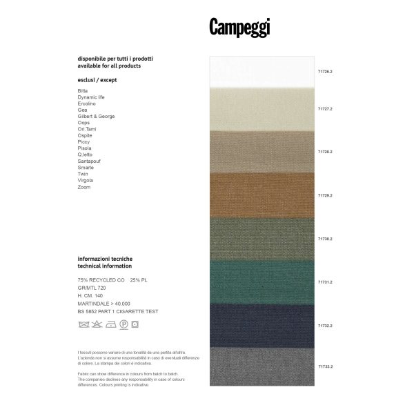 Quilt | Divano letto trapuntato dinamico di Campeggi Design - IDA' Interni D'Autore