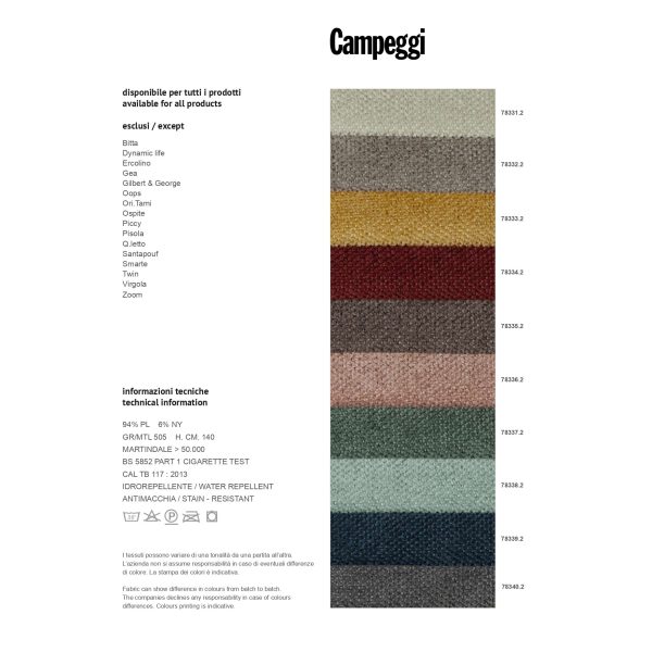 Quilt | Divano letto trapuntato dinamico di Campeggi Design - IDA' Interni D'Autore