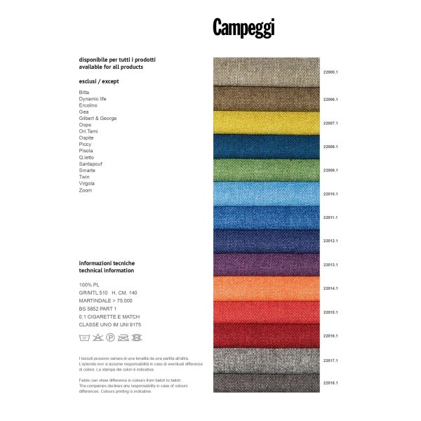 Quilt | Divano letto trapuntato dinamico di Campeggi Design - IDA' Interni D'Autore