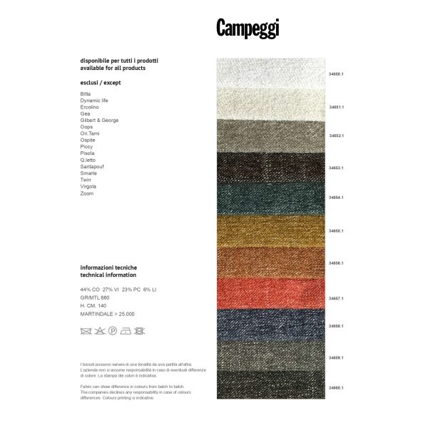 Quilt | Divano letto trapuntato dinamico di Campeggi Design - IDA' Interni D'Autore