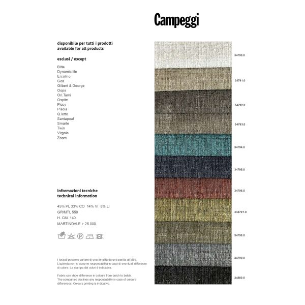 Quilt | Divano letto trapuntato dinamico di Campeggi Design - IDA' Interni D'Autore